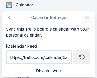 Calendar Setting