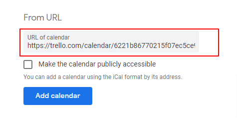 Add Calendar