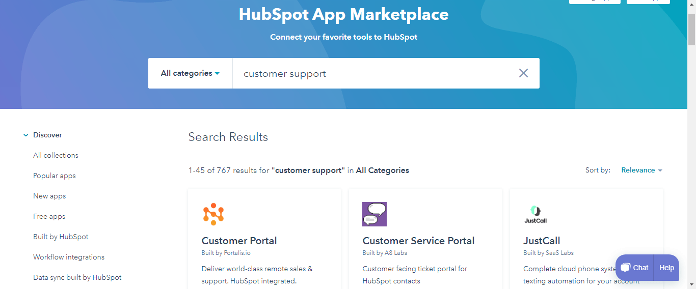 HubSpot's App Marketplace