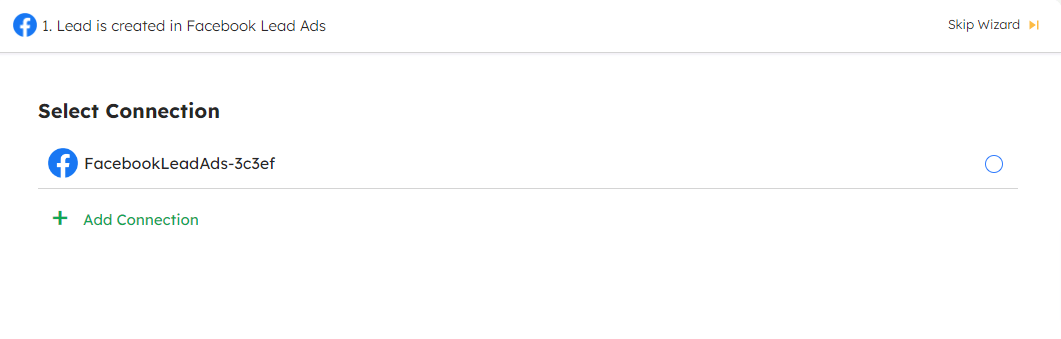 Facebook Lead Ads Sign-in page.