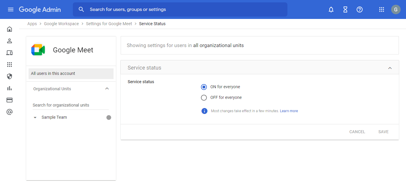 google admin console sign in