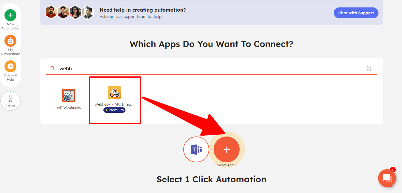 Microsoft Teams using webhook connection