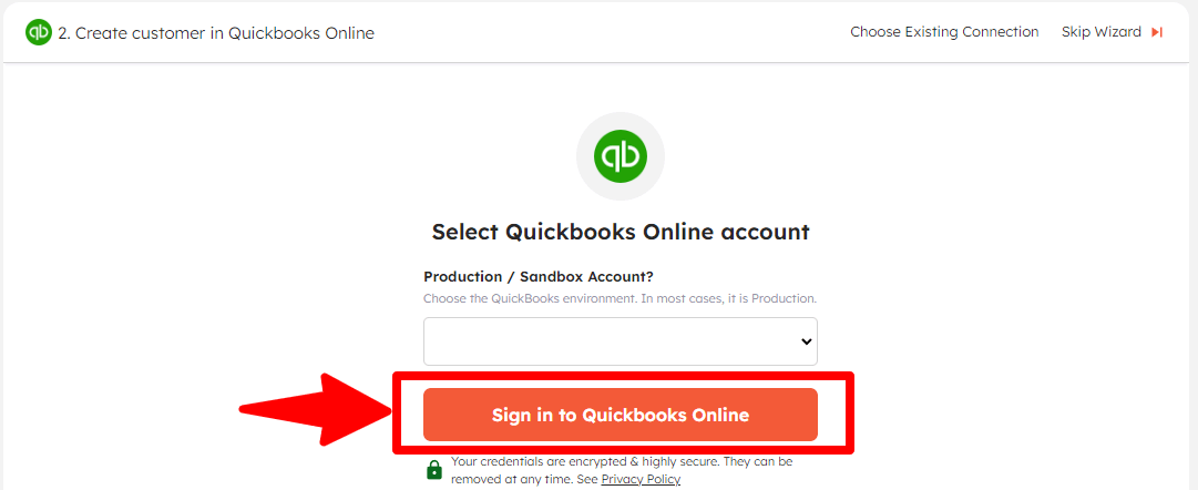 Securely connect QuickBooks Online with Integrately