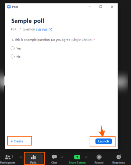 Sample Poll