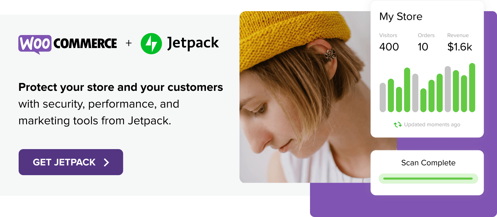 Jetpack Backup with Woocommerce