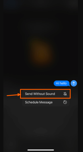 Send Without Sound