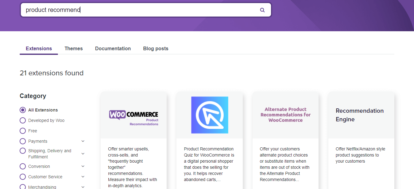 WooCommerce Product Recommendation plugins