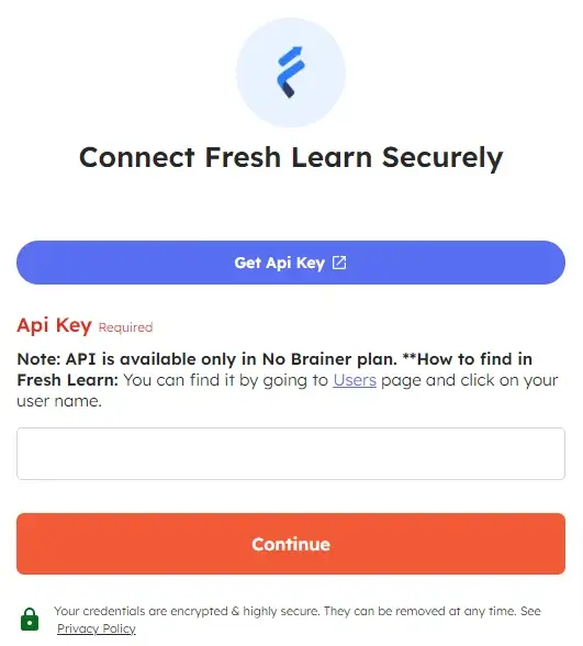 Securely connect Fresh Learn with Integrately.

