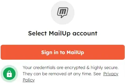 Connect your MailUp account with Integrately