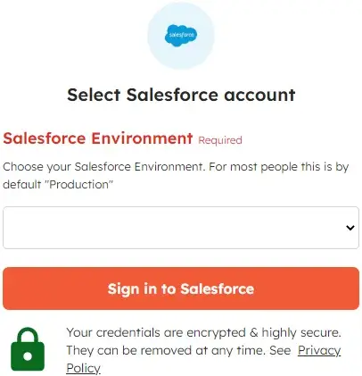 Connect your Salesforce account with Integrately