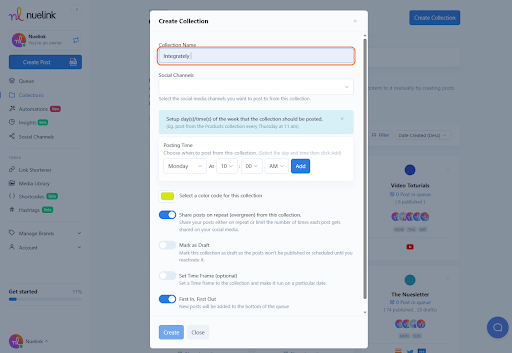 Name your collection