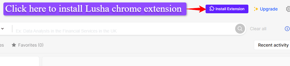 How to install the Lusha Chrome extension