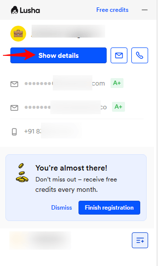 How to get contact details of leads from LinkedIn