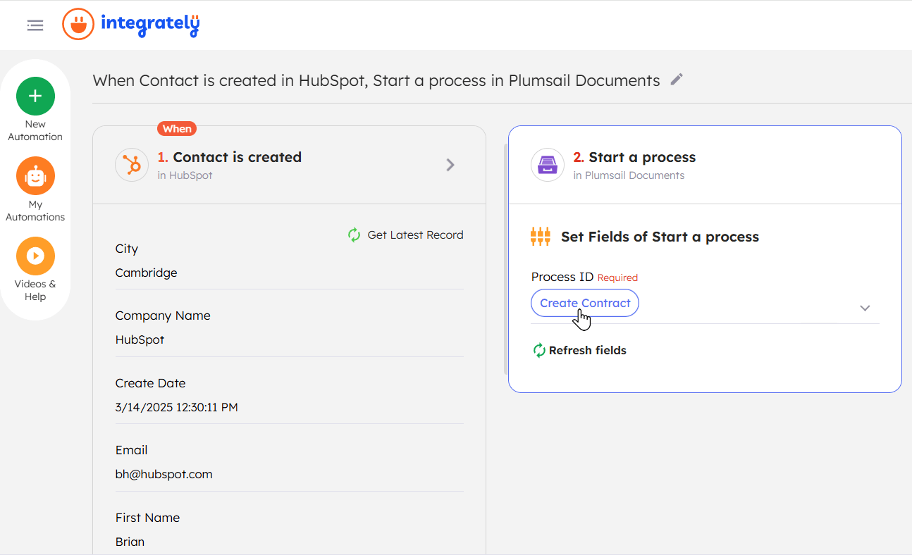 Create Contracts for New Clients