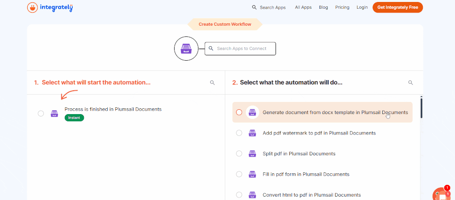 selectwhatwillstarttheautomation