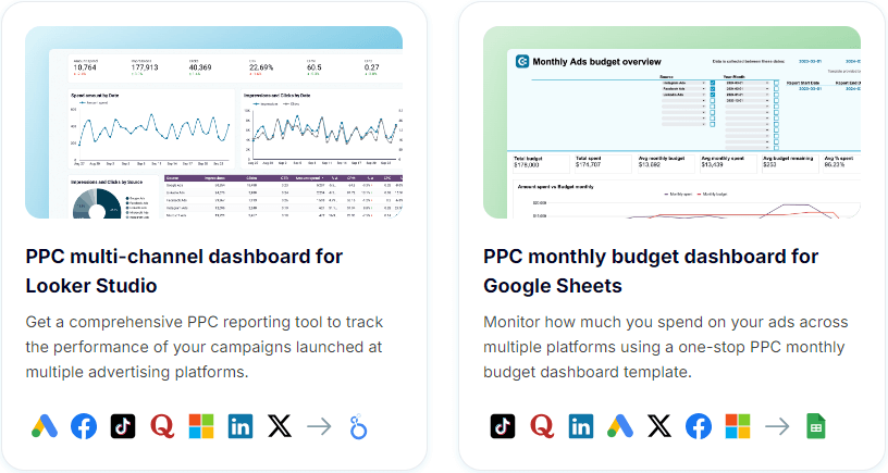 Some ready dashboards for data Integration & visualization from Coupler.io, a powerful Zapier alternative for data integration & management.